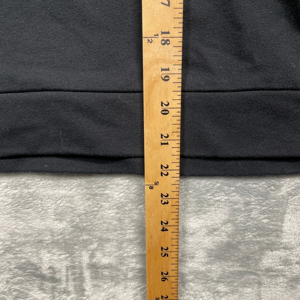 Adidas Black Short Sleeve Sweatshirt Girls Rainbow Logo XL 16 - Picture 6 of 6